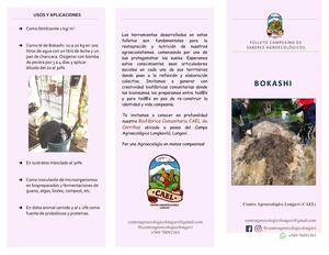 Cover of Folletos agroecologicos CAEL BOKASHI